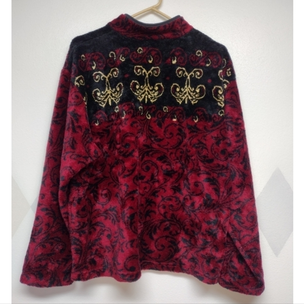 Straight Down Fleece Zip Front Jacket - image 2